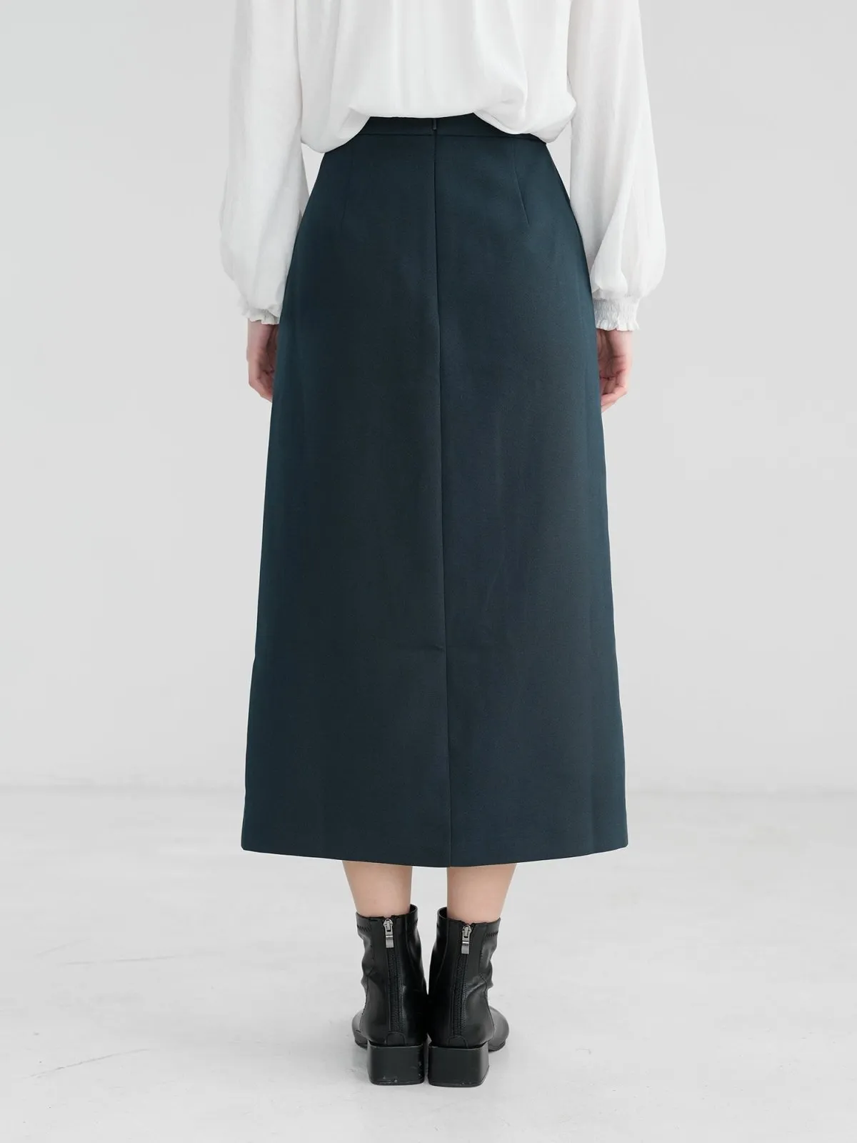 Valkyrie Buttoned Midi Skirt