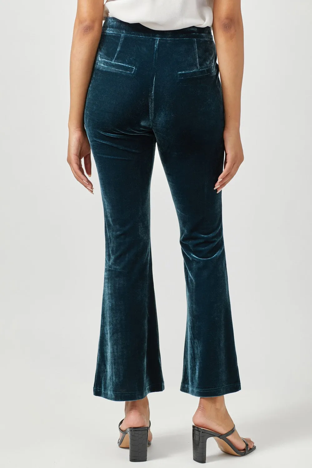 Velvet Flare Trouser