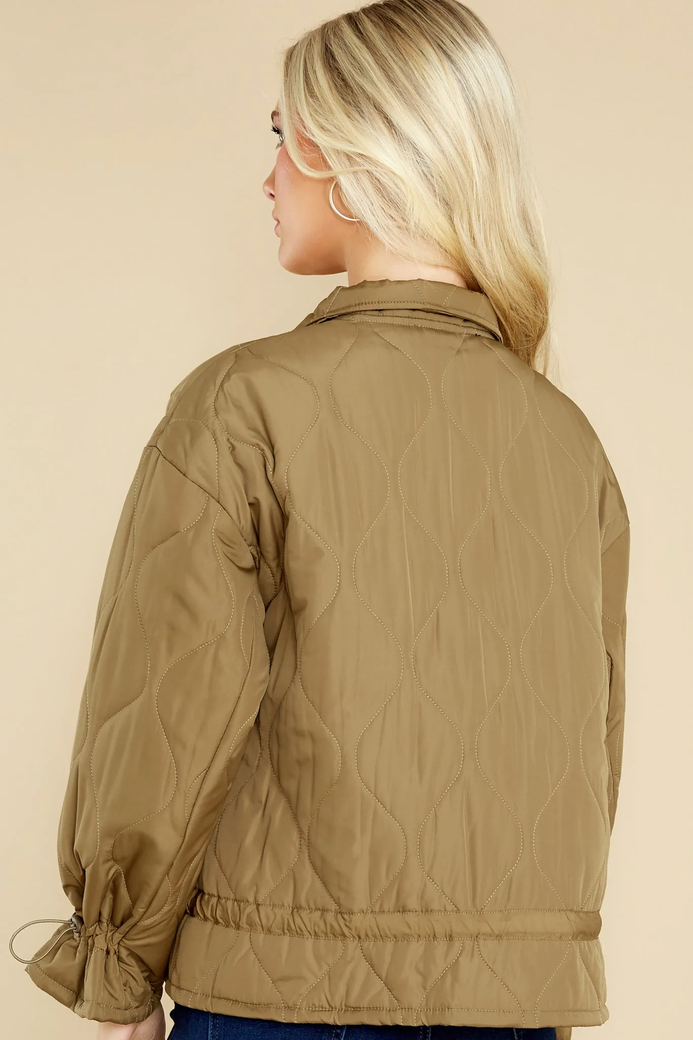 Walk With Me Olive Jacket