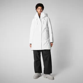 Women's parka Niko in white