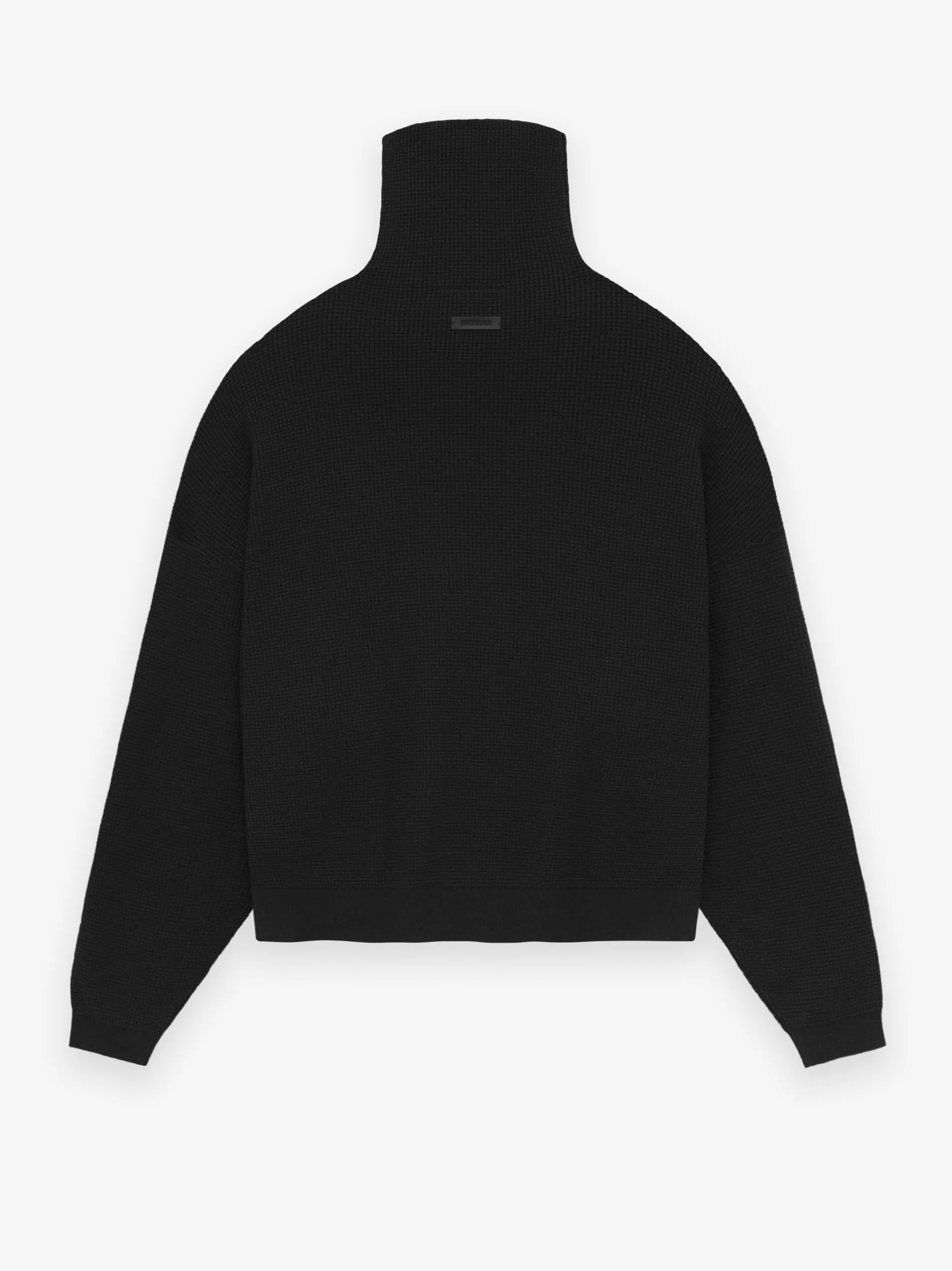 Womens Waffle Turtleneck