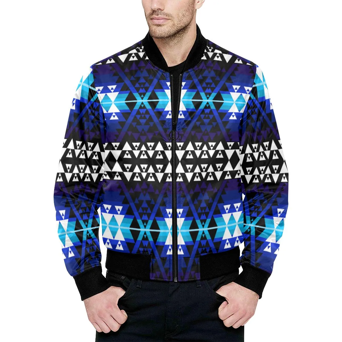 WRiting on Stone Night Watch Unisex Heavy Bomber Jacket with Quilted Lining