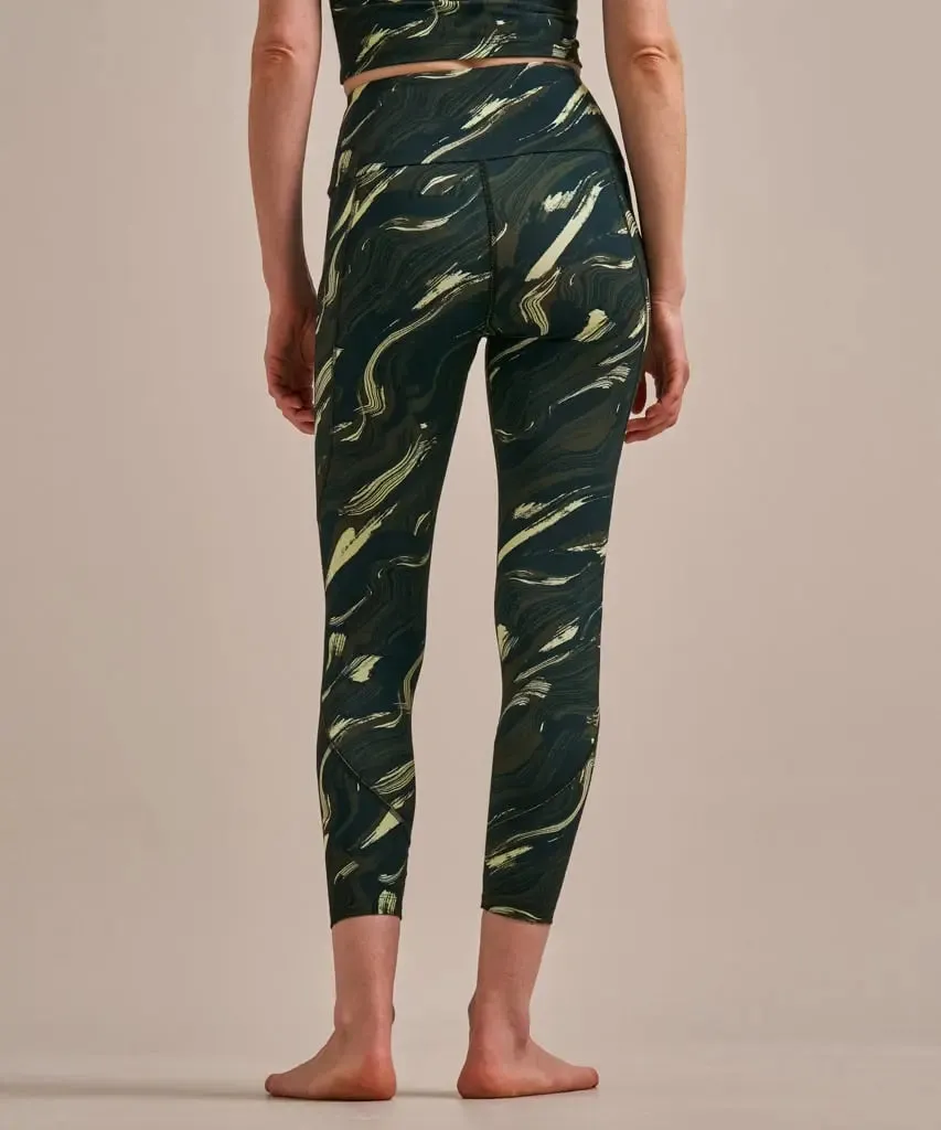 Zebrano Print Enduro Side Pocket Leggings